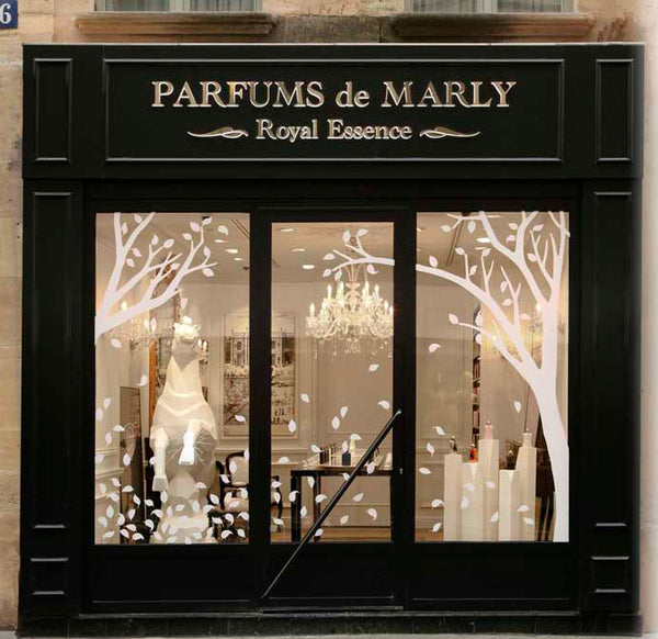 Nuovo design per la boutique Parfums de Marly in occasione del suo 10° anniversario