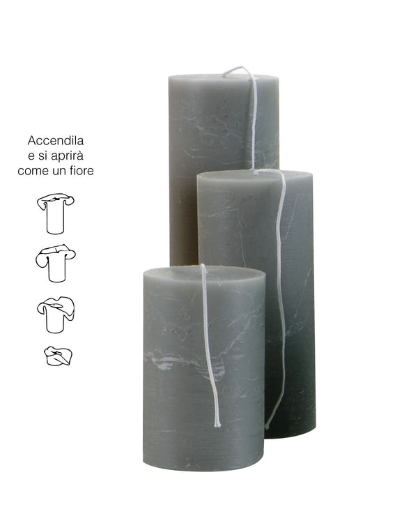 Giardino Benessere Set 3 Scented Welcome Candles Cotton Flower
