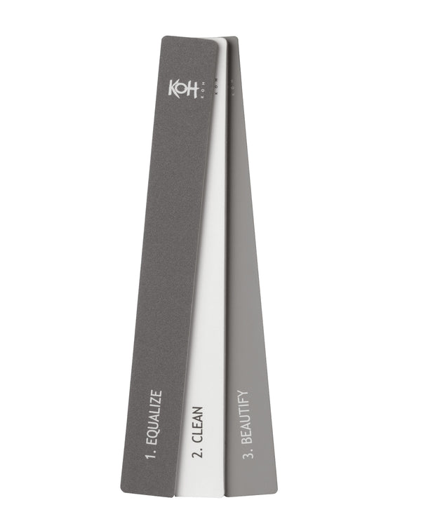 Natural, Glossy Nail Buffer Set di Koh Cosmetics